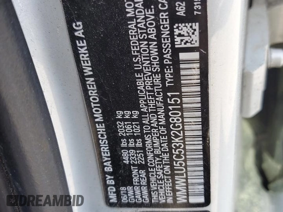 2019 MINI Clubman Cooper S z VIN WMWLU5C53K2G80151, wystawiony jako Copart lot #51054165 z przebiegiem 106 330 mil mil oraz Szkoda całkowita • Salvage title. Historia ofert i sprzedaży dostępna na DreamBid. Obrazek 12.