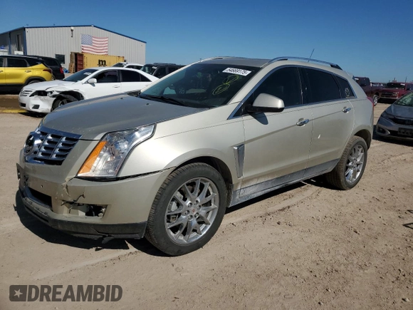 2015 Cadillac SRX Premium Collection with VIN 3GYFNDE32FS536692, listed as a Copart auction lot 54669175 with 80,484 mi miles and Salvage title. Bid and sale history available at DreamBid. Image 1.