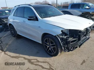 2021 Mercedes-Benz GLE 53 AMG with VIN 4JGFB6BB0MA262697, listed as a IAAI auction lot 41651486 with 52,111 mi miles and . Bid and sale history available at DreamBid. Image 1.