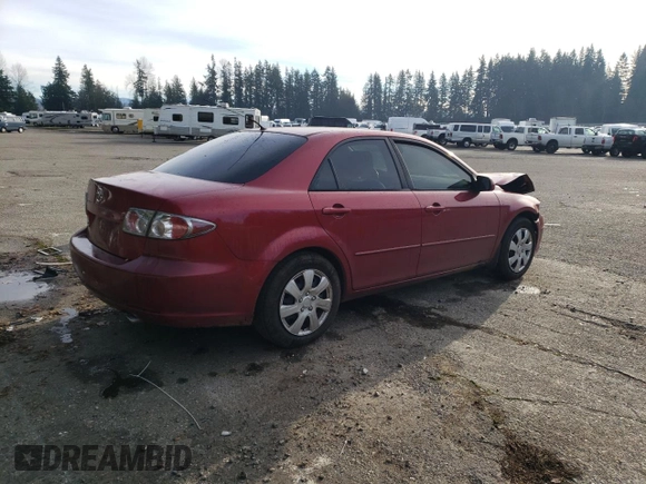 2006 Mazda 6 i with VIN 1YVFP80C065M60280, listed as a Copart auction lot 83695694 with 177,580 mi miles and Salvage Title. Bid and sale history available at carsss.com. Image 3.