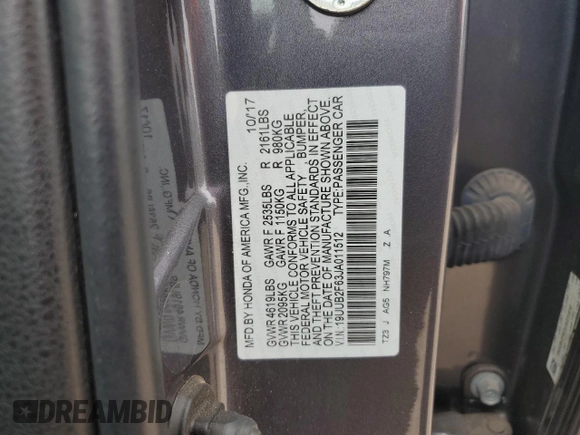 2018 Acura TLX w/A-SPEC Pkg z VIN 19UUB2F63JA011512, wystawiony jako Copart lot #50954255 z przebiegiem 85 340 mil mil oraz Szkoda całkowita • Salvage title. Historia ofert i sprzedaży dostępna na DreamBid. Obrazek 14.