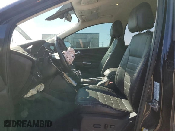 2014 Ford Escape Titanium with VIN 1FMCU9JXXEUC20324, listed as a Copart auction lot 49507305 with 129,090 mi miles and Salvage Title. Bid and sale history available at carsss.com. Image 7.