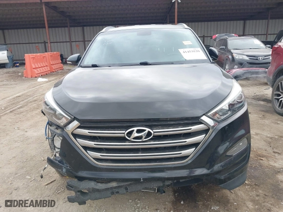 2016 Hyundai Tucson Eco with VIN KM8J3CA25GU257036, listed as a IAAI auction lot 41453539 with 68,235 mi miles. Bid and sale history available at carsss.com. Image 13.