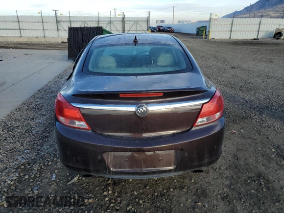 2011 Buick Regal CXL Turbo TO7 with VIN W04G15GVXB1066038, listed as a Copart auction lot 85979494 with 106,450 mi miles and Salvage Title. Bid and sale history available at carsss.com. Image 6.