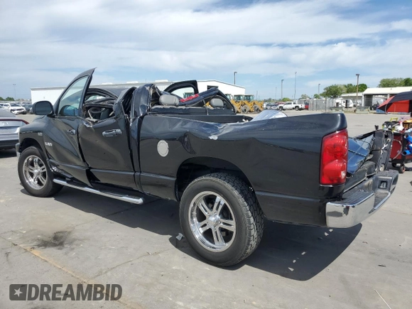 2008 Dodge Ram 1500 SLT with VIN 1D7HA18228S517320, listed as a Copart auction lot 52463415 with Not Provided miles and Salvage Title. Bid and sale history available at carsss.com. Image 2.