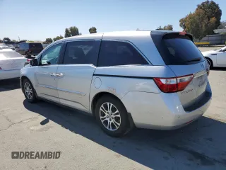 2011 Honda Odyssey EX-L with VIN 5FNRL5H64BB022124, listed as a Copart auction lot 55444745 with 150,843 mi miles and Salvage Title. Bid and sale history available at DreamBid. Image 2.