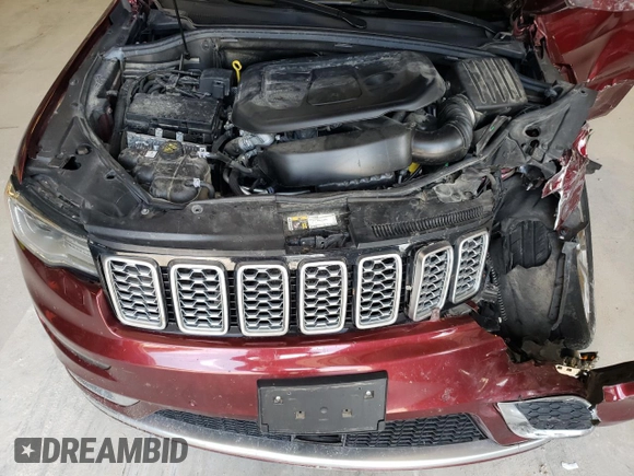 2019 Jeep Grand Cherokee Summit with VIN 1C4RJFJG8KC716651, listed as a Copart auction lot 63248974 with 91,177 mi miles and Salvage title. Bid and sale history available at DreamBid. Image 12.