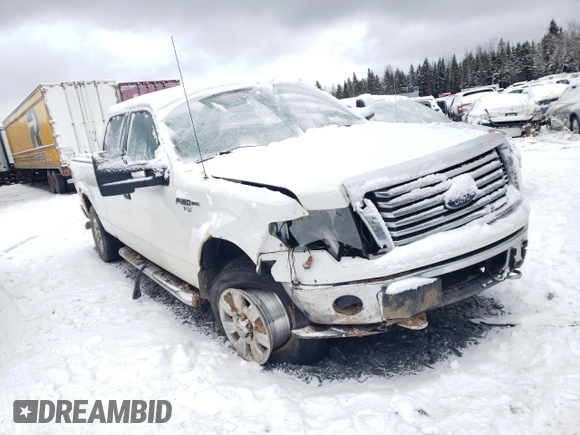 2012 Ford F-150 XL with VIN 1FTFW1EF7CFC43317, listed as a Copart auction lot 83764684 with 263,030 mi miles and Salvage Title. Bid and sale history available at carsss.com. Image 4.