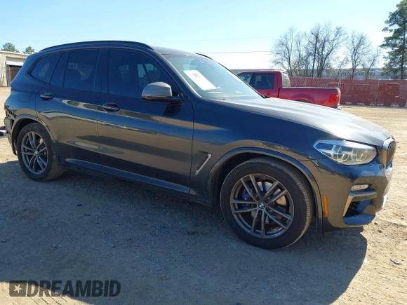 2019 BMW X3 M40i with VIN 5UXTS3C57KLR73084, listed as a IAAI auction lot 41390072 with 83,277 mi miles and . Bid and sale history available at DreamBid. Image 1.