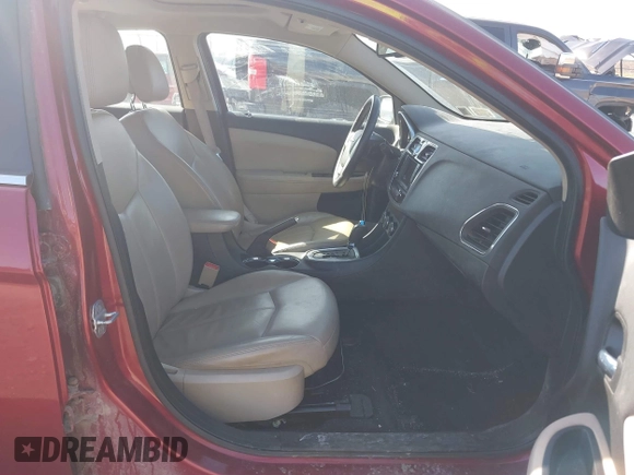 2012 Chrysler 200 Limited with VIN 1C3CCBCG9CN107519, listed as a IAAI auction lot 41779884 with 149,608 mi miles. Bid and sale history available at carsss.com. Image 5.
