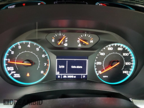2022 Chevrolet Traverse LS with VIN 1GNERFKW1NJ100987, listed as a Copart auction lot 52361825 with 34,846 mi miles and Salvage title. Bid and sale history available at DreamBid. Image 9.