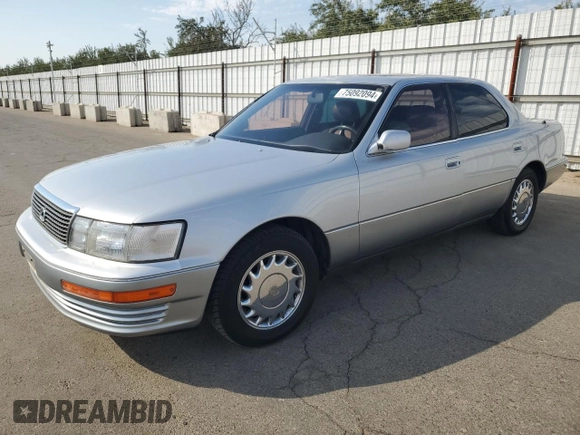 1991 Lexus LS z VIN JT8UF11E7M0054030, wystawiony jako Copart lot #75092094 z przebiegiem 183 760 mil mil oraz Szkoda całkowita • Salvage title. Historia ofert i sprzedaży dostępna na DreamBid. Obrazek 1.