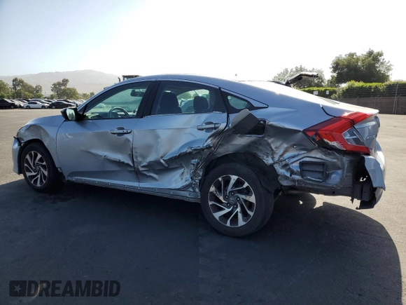 2016 Honda Civic EX with VIN 19XFC2F76GE247963, listed as a Copart auction lot 55530135 with 87,285 mi miles and Salvage Title. Bid and sale history available at DreamBid. Image 2.
