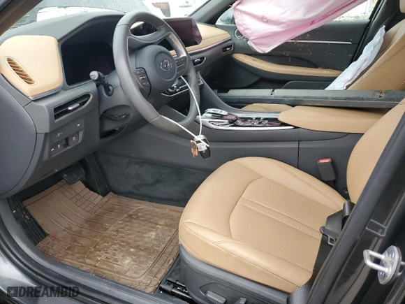 2023 Hyundai Sonata Limited with VIN KMHL34J21PA330421, listed as a Copart auction lot 87329144 with 15,023 mi miles and Salvage Title. Bid and sale history available at carsss.com. Image 7.