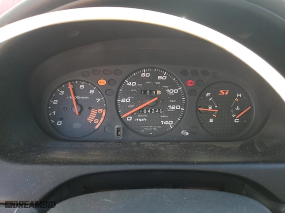2000 Honda Civic Si with VIN 1HGEM115XYL042004, listed as a Copart auction lot 45017185 with 148,245 mi miles and Salvage Title. Bid and sale history available at carsss.com. Image 9.
