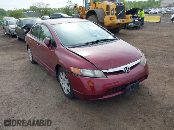 2008 Honda Civic LX with VIN 1HGFA16518L073809, listed as a IAAI auction lot 42176176 with 193,114 mi miles and . Bid and sale history available at DreamBid. Image 6.