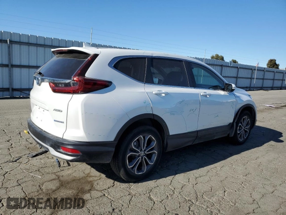 2020 Honda CR-V EX-L with VIN 7FART6H83LE012939, listed as a Copart auction lot 67102464 with 47,724 mi miles and Salvage title. Bid and sale history available at DreamBid. Image 3.