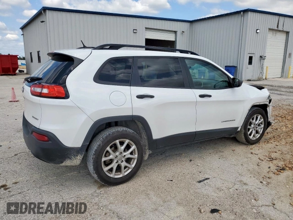 2016 Jeep Cherokee Sport z VIN 1C4PJLABXGW264766, wystawiony jako Copart lot #58787575 z przebiegiem 83 525 mil mil oraz Szkoda całkowita • Salvage title. Historia ofert i sprzedaży dostępna na DreamBid. Obrazek 3.