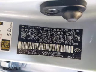 2015 Toyota Prius v Two with VIN JTDZN3EU4FJ030479, listed as a IAAI auction lot 41345263 with 1 mi miles. Bid and sale history available at carsss.com. Image 9.