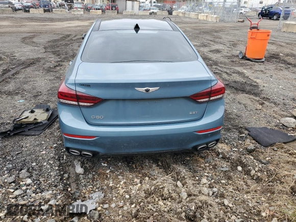 2018 Genesis G80 Sport with VIN KMHGN4JB2JU253107, listed as a Copart auction lot 51640875 with Not provided miles and Clean title. Bid and sale history available at DreamBid. Image 6.