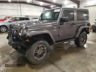2017 Jeep Wrangler Sahara z VIN 1C4AJWBG8HL527244, wystawiony jako Copart lot #64650035 z przebiegiem 77 217 mil mil oraz Czysty tytuł • Clean title. Historia ofert i sprzedaży dostępna na DreamBid. Obrazek 1.