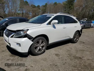 2015 Lexus RX 350 with VIN 2T2BK1BA1FC333963, listed as a Copart auction lot 50192475 with 154,693 mi miles and Salvage Title. Bid and sale history available at DreamBid. Image 1.