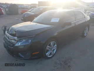 2012 Ford Fusion SPORT with VIN 3FAHP0DC1CR280248, listed as a IAAI auction lot 41254985 with 113,809 mi miles. Bid and sale history available at carsss.com. Image 2.