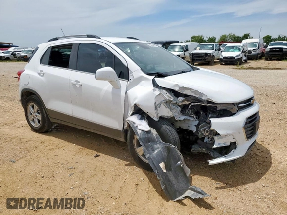 2020 Chevrolet Trax LT with VIN 3GNCJLSB5LL224258, listed as a Copart auction lot 58664515 with 77,217 mi miles and Salvage title. Bid and sale history available at DreamBid. Image 4.