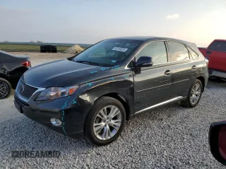2010 Lexus RX 450h with VIN JTJZB1BA0A2002489, listed as a Copart auction lot 49134525 with 119,038 mi miles and Salvage Title. Bid and sale history available at DreamBid. Image 1.