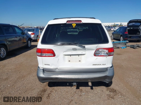 2002 Toyota Sienna LE with VIN 4T3ZF13C62U444564, listed as a IAAI auction lot 41515466 with 284,745 mi miles. Bid and sale history available at carsss.com. Image 17.