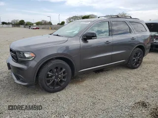 2017 Dodge Durango GT with VIN 1C4RDJDG3HC611708, listed as a Copart auction lot 52924655 with 104,302 mi miles and Salvage Title. Bid and sale history available at carsss.com. Image 1.
