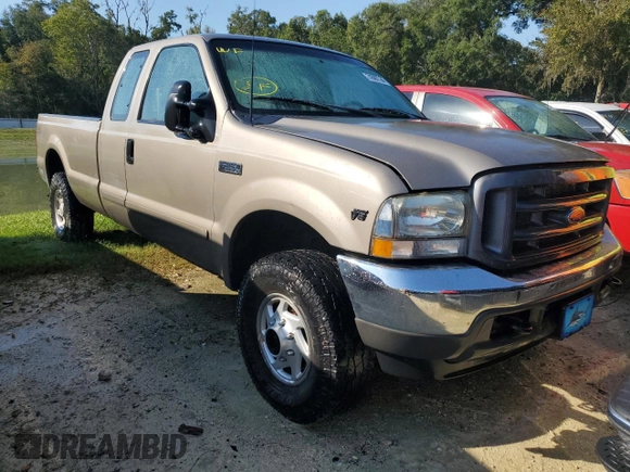2002 Ford Super Duty F-250 XL with VIN 1FTNX21L82EC48671, listed as a Copart auction lot 74365794 with 0 mi miles and Non Repairable. Bid and sale history available at carsss.com. Image 4.