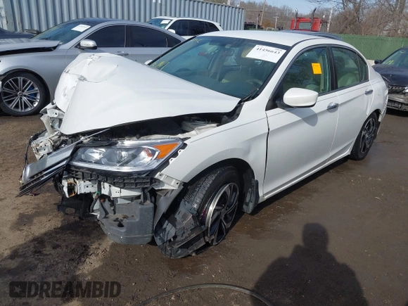 2017 Honda Accord Sedan LX with VIN 1HGCR2F34HA114252, listed as a IAAI auction lot 41456643 with 163,267 mi miles. Bid and sale history available at carsss.com. Image 17.