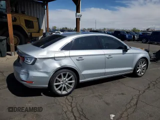 2015 Audi A3 1.8T Premium with VIN WAUACGFFXF1003701, listed as a Copart auction lot 51158475 with 92,166 mi miles and Salvage Title. Bid and sale history available at carsss.com. Image 3.