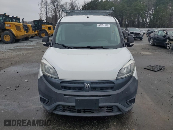 2015 Ram ProMaster City Cargo Tradesman with VIN ZFBERFAT4F6972216, listed as a Copart auction lot 43051645 with 115,567 mi miles and Clean Title. Bid and sale history available at carsss.com. Image 5.