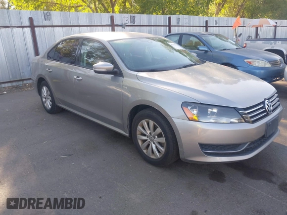 2014 Volkswagen Passat S with VIN 1VWAT7A33EC111206, listed as a IAAI auction lot 42684770 with 95,779 mi miles and . Bid and sale history available at DreamBid. Image 1.