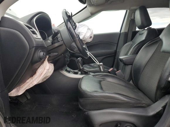 2018 Jeep Compass Latitude with VIN 3C4NJDBB1JT303897, listed as a Copart auction lot 57625015 with Not provided miles and Salvage title. Bid and sale history available at DreamBid. Image 7.
