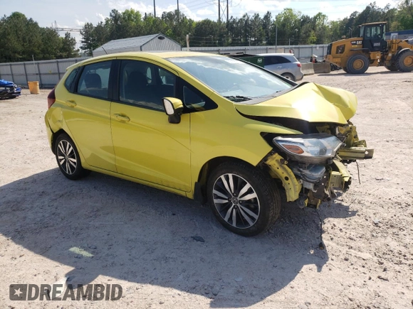 2015 Honda Fit EX with VIN 3HGGK5G88FM725581, listed as a Copart auction lot 55156905 with 63,680 mi miles and Salvage title. Bid and sale history available at DreamBid. Image 4.