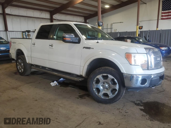 2010 Ford F-150 XL with VIN 1FTFW1EV2AFA49556, listed as a Copart auction lot 62286275 with 154,176 mi miles and Salvage title. Bid and sale history available at DreamBid. Image 4.