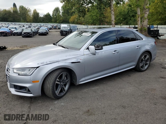 2017 Audi A4 Prestige with VIN WAUFNAF42HN050101, listed as a Copart auction lot 75232644 with 114,086 mi miles and Salvage Title. Bid and sale history available at carsss.com. Image 1.