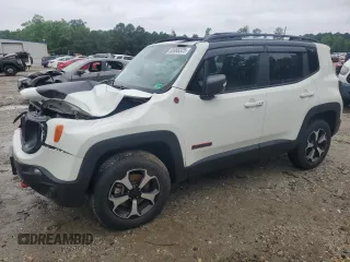2021 Jeep Renegade Trailhawk z VIN ZACNJDC11MPM42734, wystawiony jako Copart lot #55998325 z przebiegiem 29 070 mil mil oraz Szkoda całkowita • Salvage title. Historia ofert i sprzedaży dostępna na DreamBid. Obrazek 1.