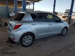 2014 Toyota Yaris L with VIN JTDKTUD37ED583565, listed as a Copart auction lot 52456225 with 196,537 mi miles and Salvage Title. Bid and sale history available at carsss.com. Image 3.