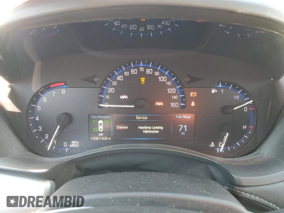 2014 Cadillac ATS Premium with VIN 1G6AE5SX3E0164026, listed as a Copart auction lot 43981795 with 126,148 mi miles and Salvage Title. Bid and sale history available at carsss.com. Image 9.