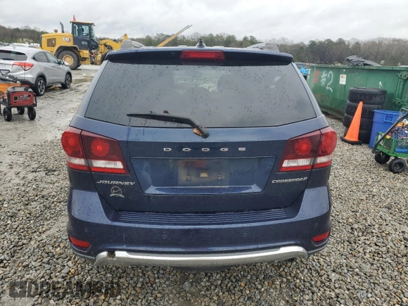 2017 Dodge Journey Crossroad Plus with VIN 3C4PDCGB8HT527343, listed as a Copart auction lot 48411465 with 133,181 mi miles and Salvage Title. Bid and sale history available at DreamBid. Image 6.