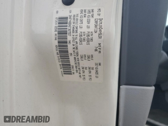 2006 Chrysler PT Cruiser with VIN 3A4FY48BX6T367557, listed as a Copart auction lot 84268984 with 67,615 mi miles and Salvage title. Bid and sale history available at DreamBid. Image 15.