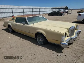 1974 Lincoln Continental with VIN 4Y89A889444, listed as a Copart auction lot 63290635 with 4,439 mi miles and Clean title. Bid and sale history available at DreamBid. Image 4.