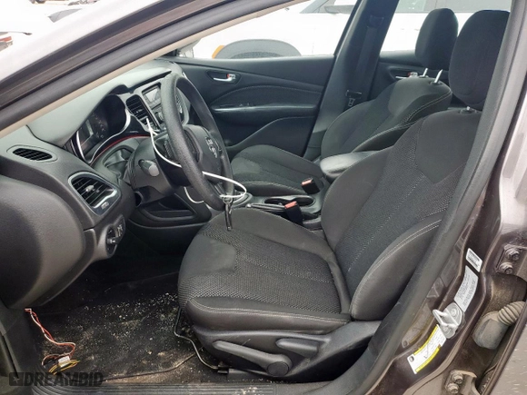 2016 Dodge Dart SXT with VIN 1C3CDFBB2GD717610, listed as a Copart auction lot 51752445 with 127,108 mi miles and Clean Title. Bid and sale history available at carsss.com. Image 7.