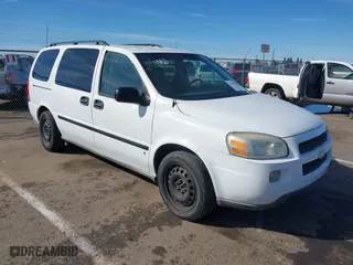 2007 Chevrolet Uplander LS Fleet with VIN 1GNDV23W07D218108, listed as a IAAI auction lot 41637466 with 211,909 mi miles. Bid and sale history available at carsss.com. Image 1.