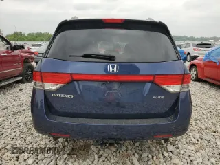 2016 Honda Odyssey Touring Elite with VIN 5FNRL5H98GB004677, listed as a Copart auction lot 59982165 with 119,341 mi miles and Clean title. Bid and sale history available at DreamBid. Image 6.