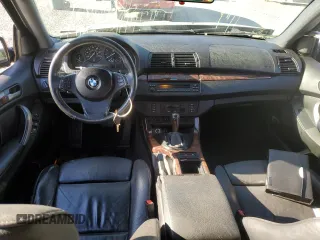 2005 BMW X5 4.4i with VIN 5UXFB53565LV15453, listed as a Copart auction lot 75830774 with 148,211 mi miles and Salvage Title. Bid and sale history available at carsss.com. Image 8.
